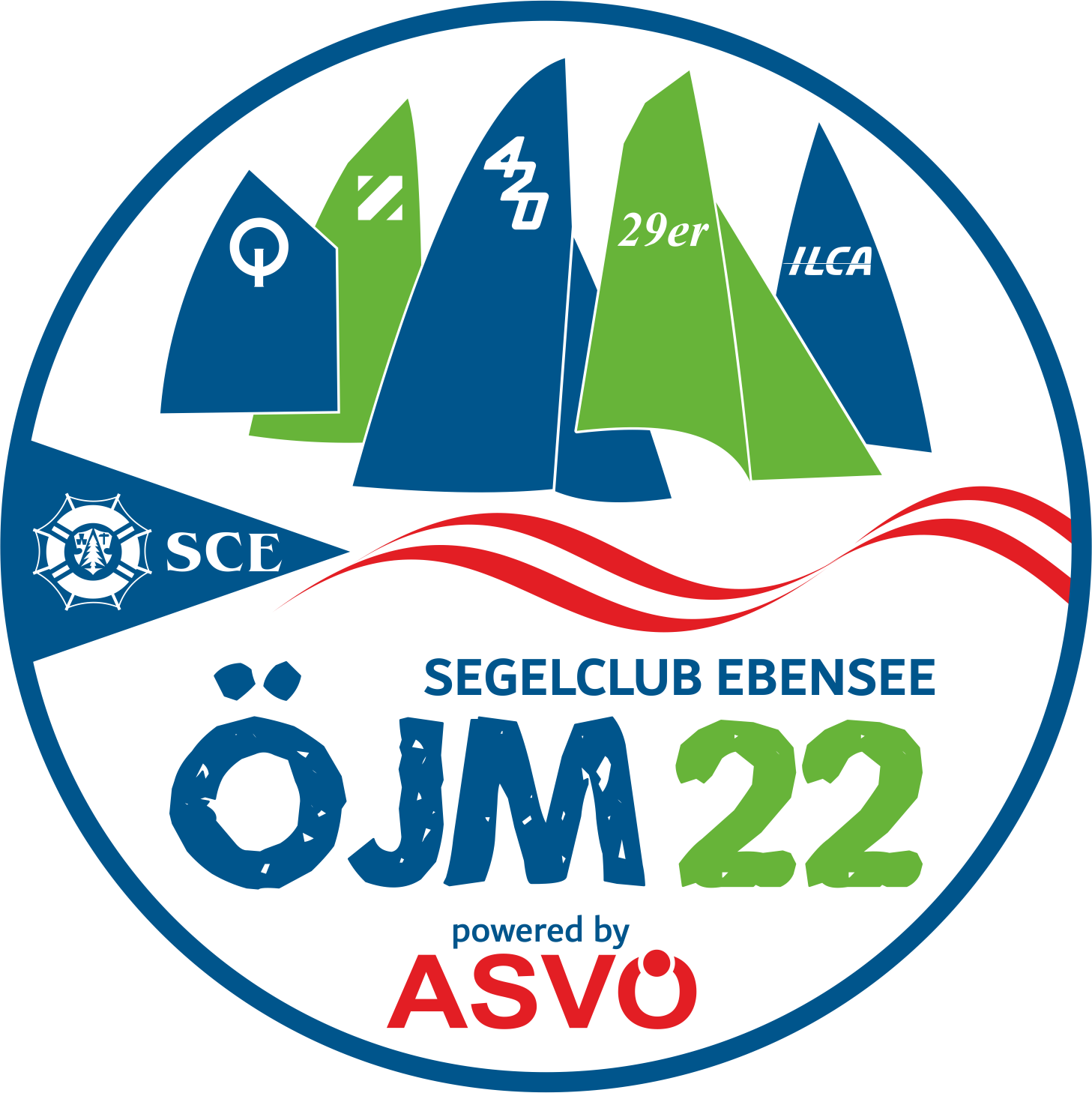 Logo Österreichische Jugendmeisterschaft 2022 - powered by ASVÖ